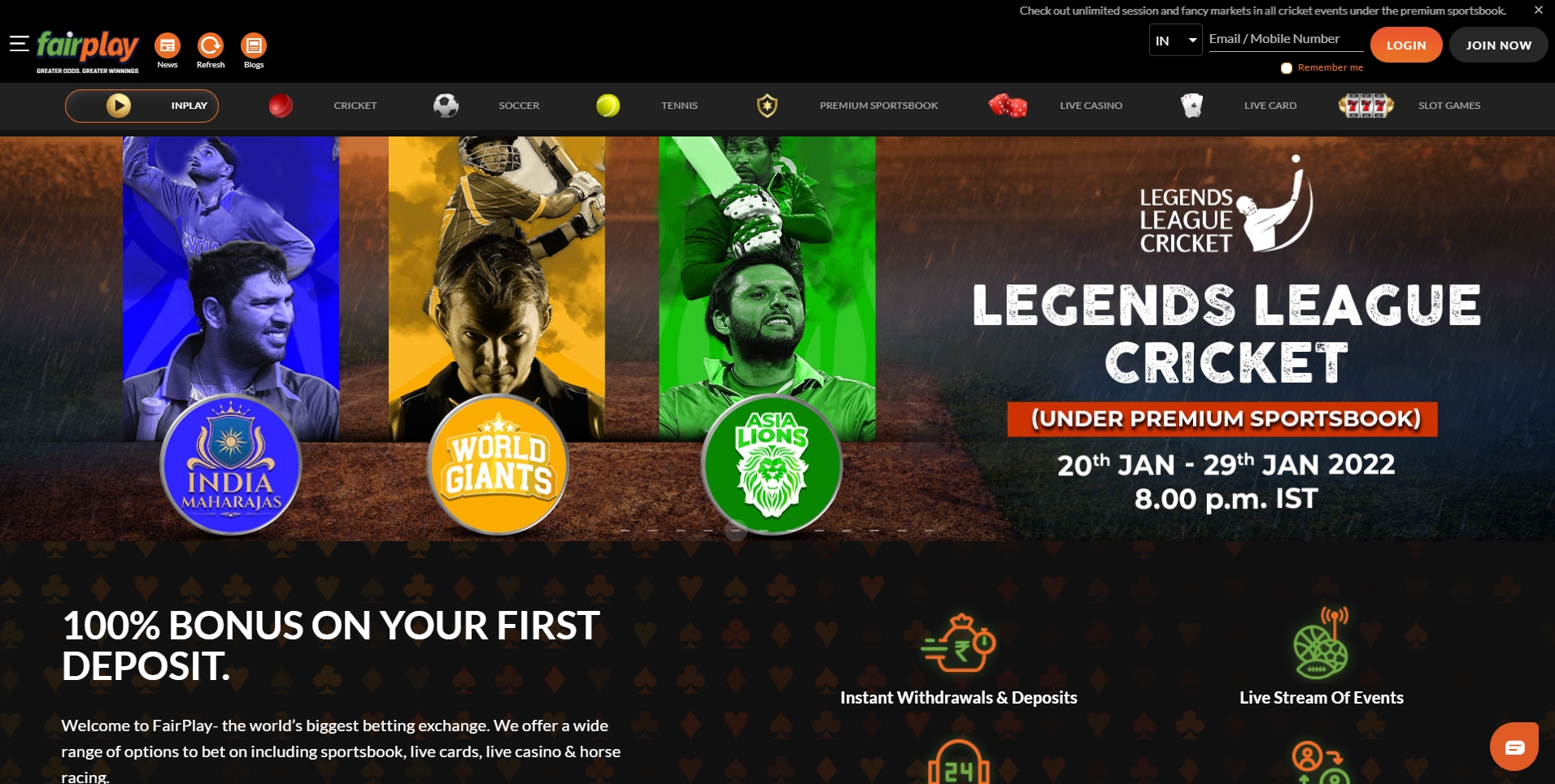 fairplay download is one of the bookmakers with a good interface.